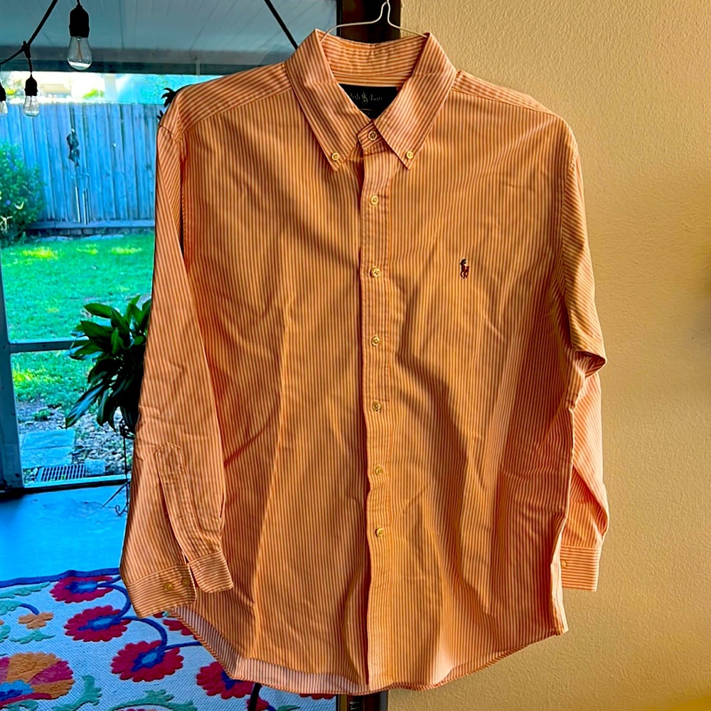 L/S button down dress shirt Ralph Lauren. Classic fit. 16 1/2 neck 32-33 sleeves